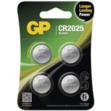 Gp litijska baterija CR2025 B15254, 4 kos, blister | Shoptok.si