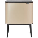 Brabantia Željezna kanta za smeće za odvojeni otpad/na dodir u zlatnoj boji 34 l Bo Touch Bin – | shoptok.hr