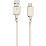 Dudao SR USB-A - microUSB 5A ojačan kabel, 1m, bež, (21831643) | Shoptok.si