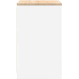  Garažni ormar za odlaganje bijeli 60x51x85 cm masivne borovine | shoptok.hr