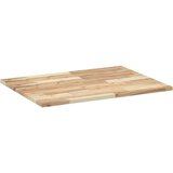 Stolna ploča 80 x 60 x 2 cm pravokutna od masivnog drva bagrema | shoptok.hr
