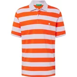 United Colors Of Benetton Majica sivka / oranžna
