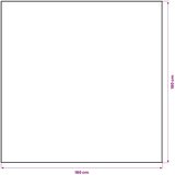  Stolnjak od jute Prirodna 180 x 180 cm 100% Jut | shoptok.hr