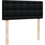  Krevet s oprugama i madracem crni 120 x 200cm od tkanine | shoptok.hr