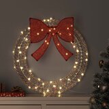  Vijenac s 60 LED svjetlima Topla bijela 76 x 76 x 8 cm PET | shoptok.hr