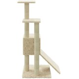 vidaXL Mačje drevo s praskalniki iz sisala krem 92 cm | Shoptok.si