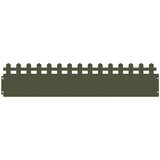 vidaXL Robniki za trato 20 pcs Oljčno zelena 103 x 0,05 x 22 cm Jeklo | Shoptok.si