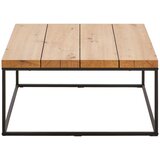 P & B klubska miza, 80/40/80 cm črna, barve hrasta | Shoptok.si