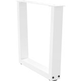  Noge za klub stolić V-oblika 2 kom Bijele 60 x (42-43,3) cm Čelik | shoptok.hr