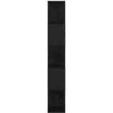  Set TV komoda Zidne Crna 80 x 24 x 156 cm Konstruirano drvo | shoptok.hr