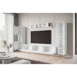 MID.YOU Dnevni Regal Bogota Xl, Bela, Visoki Sijaj, 4-Delno | Shoptok.si