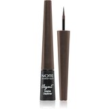 Note Cosmetique Elegant Matte Dipliner tekući eyeliner s mat finišom 02 Coffee Brown 2,5 ml Cijene