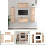 The Living Store TV omarica 6 kosov trdna borovina - TV Omarica, (21738332) | Shoptok.si