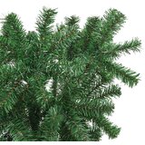 vidaXL Uokvireno umjetno božićno drvce s loptama Zelena 150 cm PVC | shoptok.hr