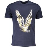 Cavalli Class MEN&#39;S SHORT SLEEVED T-SHIRT BLUE Cijene