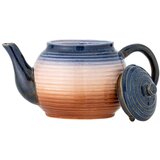 Bloomingville Plavi/narančasti keramički čajnik s cjedilom 890 ml Tatum – | shoptok.hr