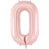 PARTY DECO folija balon številka ''0'',72cm, svetlo roza | Shoptok.si