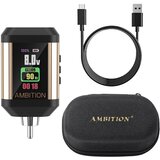 AMBITION Napajanje za tetoviranje, 2200mAh baterija, nastavljivo napetost 5-12V, zlato, (5000156453) | Shoptok.si