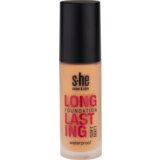 s-he colour&style long lasting soft matt tečni puder - 190/005 caramel 1 kom Cene