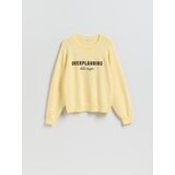 Reserved Pulover s izvezenim uzorkom - svjetložuto | shoptok.hr
