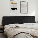  Jastuk za uzglavlje Hanko crni 200 cm baršunasti | Eponuda.com
