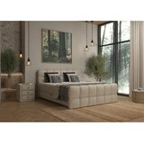 Premium Living Postelja Boxspring Brisbane, Barva Šampanjca, 200x200 | Shoptok.si