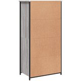  Visoka komoda siva boja hrasta 62x36x121,5 cm konstruirano drvo | shoptok.hr