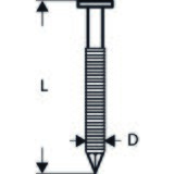 Bosch ekser sa prugama okrugla glava SN21RK 90RG 2608200038, 3,1 mm, 90 mm, pocinkovana, nabrazdana | ePonuda.com