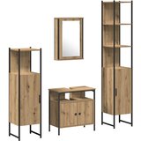  Set namještaja za kupaonicu 4 kom. Umjetnički hrast | shoptok.hr
