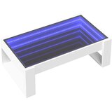  Stolić s beskonačnim LED svjetlima bijeli 90x53x30 cm | shoptok.hr