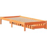 vidaXL Okvir kreveta bez madraca voštano smeđi 90 x 190 cm od borovine | shoptok.hr