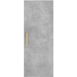  Visoka komoda siva betona 34,5x34x180 cm od konstruiranog drva | shoptok.hr