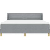  Postelja s pomičnim dnom in vzmetnico Svetlo siva 180x200 cm Tkanina, (22052817) | Shoptok.si
