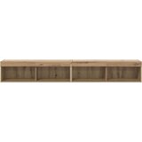 TV stene z LED lučmi Panama 2 pcs Umetni hrast 100 x 30 x 30 cm, (5000132524) | Shoptok.si