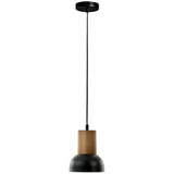 Kave Home crna viseća svjetiljka Amina, visina 15 cm