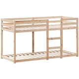  Krevet na kat s krovom 90 x 190 cm od masivne borovine | shoptok.hr