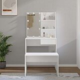  Komplet toaletnih mizic z LED lučkami bel konstruiran les, (20715607) | Shoptok.si