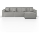 Bessagi Home Kotna Sedežna Garnitura Milo, Svetlo Siva | Shoptok.si
