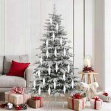 vidaXL Dekoracija božičnega drevesa 40 pcs Bela | Shoptok.si