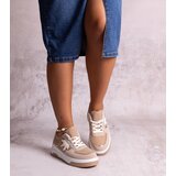 Gemre Beige sneakers with mirror insert Kollins Cijene