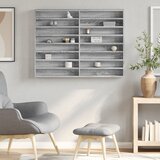  Vitrina boja sivog hrasta sonome 100x8,5x75 cm drvena | shoptok.hr