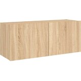  Zidni TV ormarić s LED svjetlima boja hrasta 100 x 35 x 41 cm | shoptok.hr