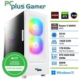 PCPLUS gamer ryzen 5 5600X 16GB 1TB rtx 4060 8GB W11H+ xbox gp bel gaming namizni računalnik, (21839546) u