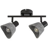 Rabalux plafonska spot lampa Farelia, 2xE14, Siva | Eponuda.com