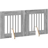  Vrata za pse s postoljem 2 pcs Siva sonoma 60 x 60 cm | shoptok.hr