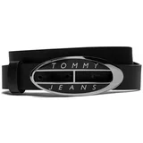 Tommy Jeans Ženski pas Tjw Origin Belt AW0AW15840 Črna