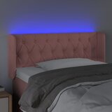  LED uzglavlje ružičasto 103x16x78/88 cm baršunasto | shoptok.hr