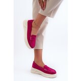 EVENTO Suede Women's Moccasins Fuchsia Filidia | Shoptok.si