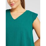 Only Carmakoma Bluza 'THYRA' smaragdno zelena | shoptok.hr