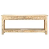 Furnova Klubska mizica 110x50x45 cm ročno barvan trden mangov les, (21913287) | Shoptok.si